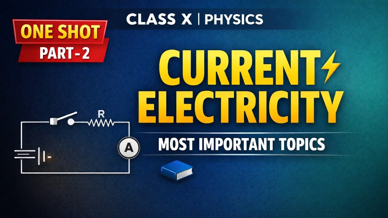 Current Electricity One Shot Revision | PART 2 | Class 10 Science | Board Exam 2026