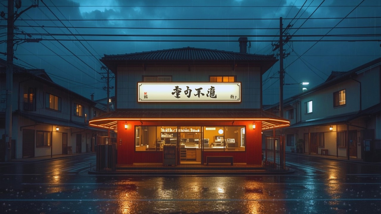 Cozy Night Café ☕ Lofi Beats to Study / Relax / Sleep (Live)