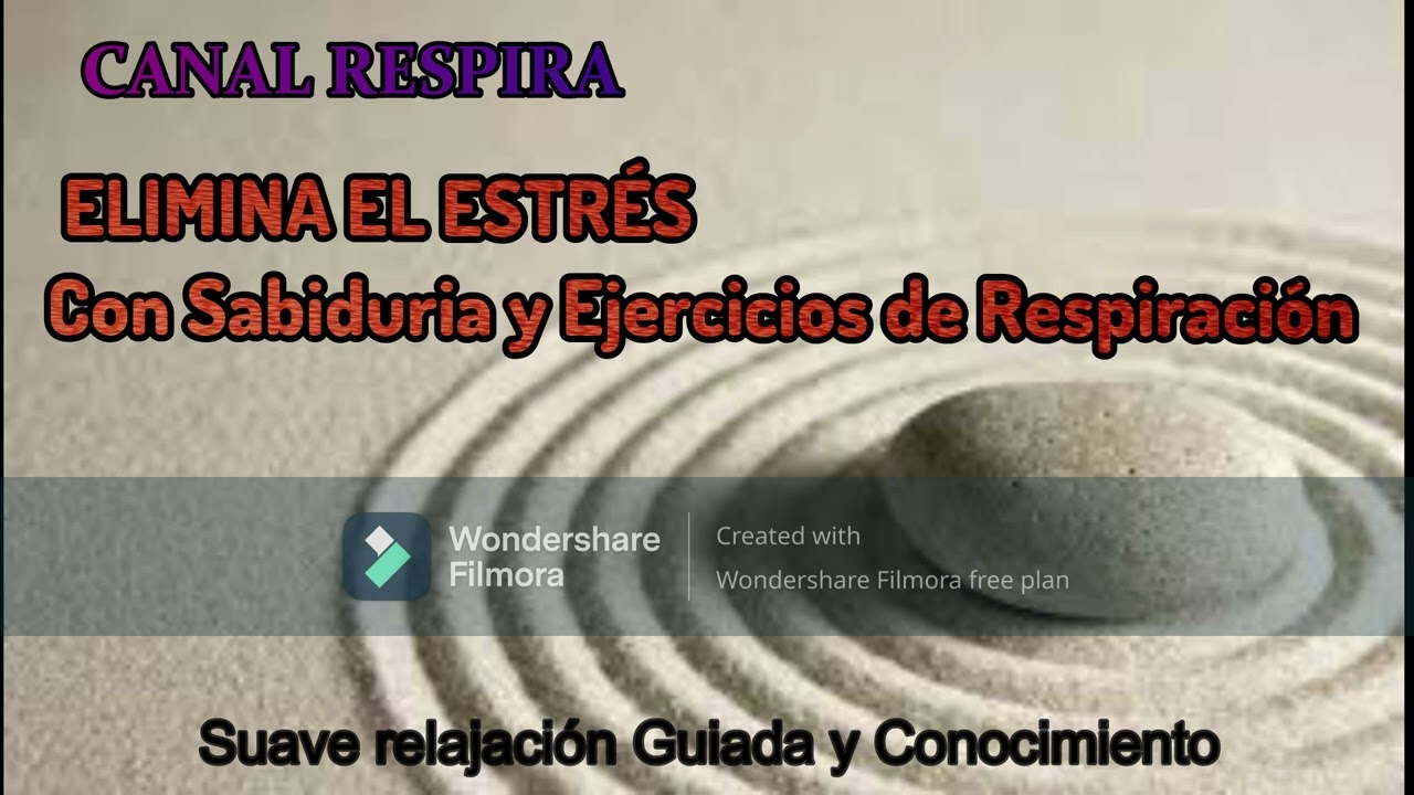 Meditación Guiada ELIMINAR EL ESTRÉS con Sabiduría y Ejercicios de Respiración. #calmante