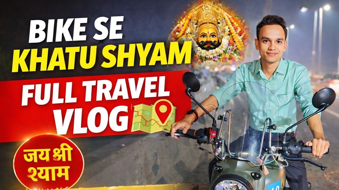 Khatu Shyam Mandir Bike Journey Safar Bhakti or Adventure #khatushyam #bikelover #bikerider #mandir 