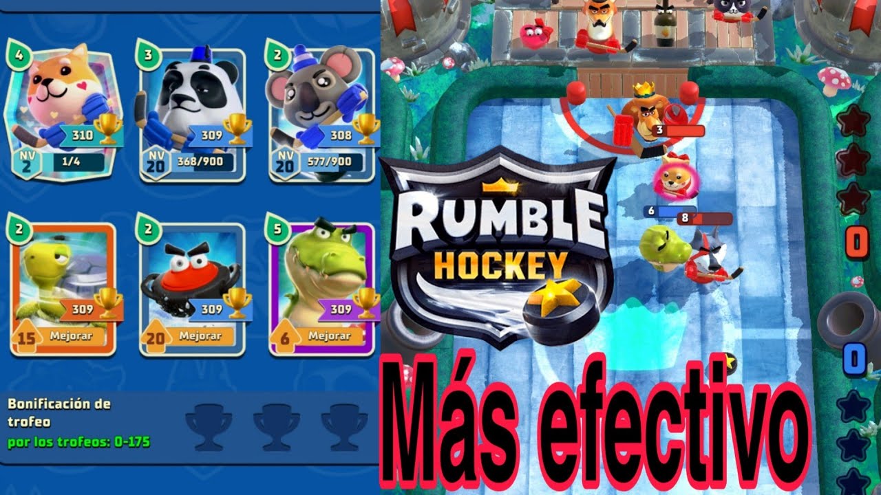 QUE RUMBLE UTILIZAR PARA ATACAR Y PARA DENFENDER EN RUMBLE HOCKEY (ACTUALIZADO)