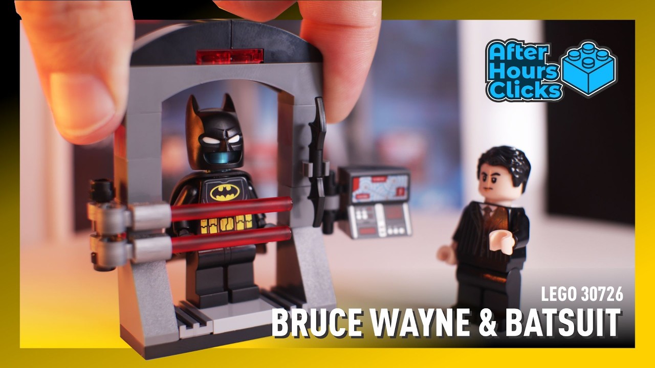 Quick build LEGO Batman Bruce Wayne and the Batsuit- #30726 - 35-Pieces (Only Clicks & No Talking)