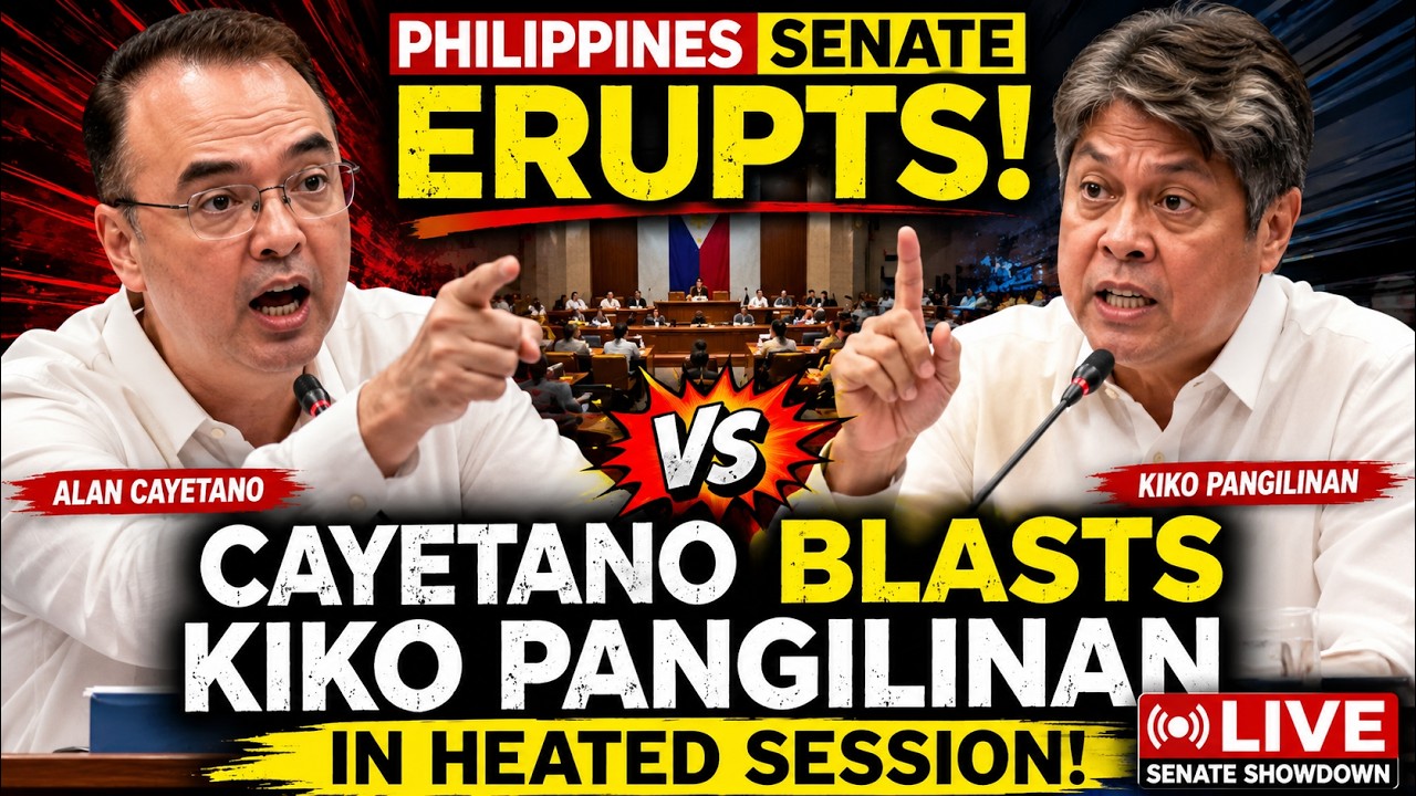 Philippines Senate Erupts | Cayetano Blasts Kiko Pangilinan In Heated Session | Senate Showdown LIVE