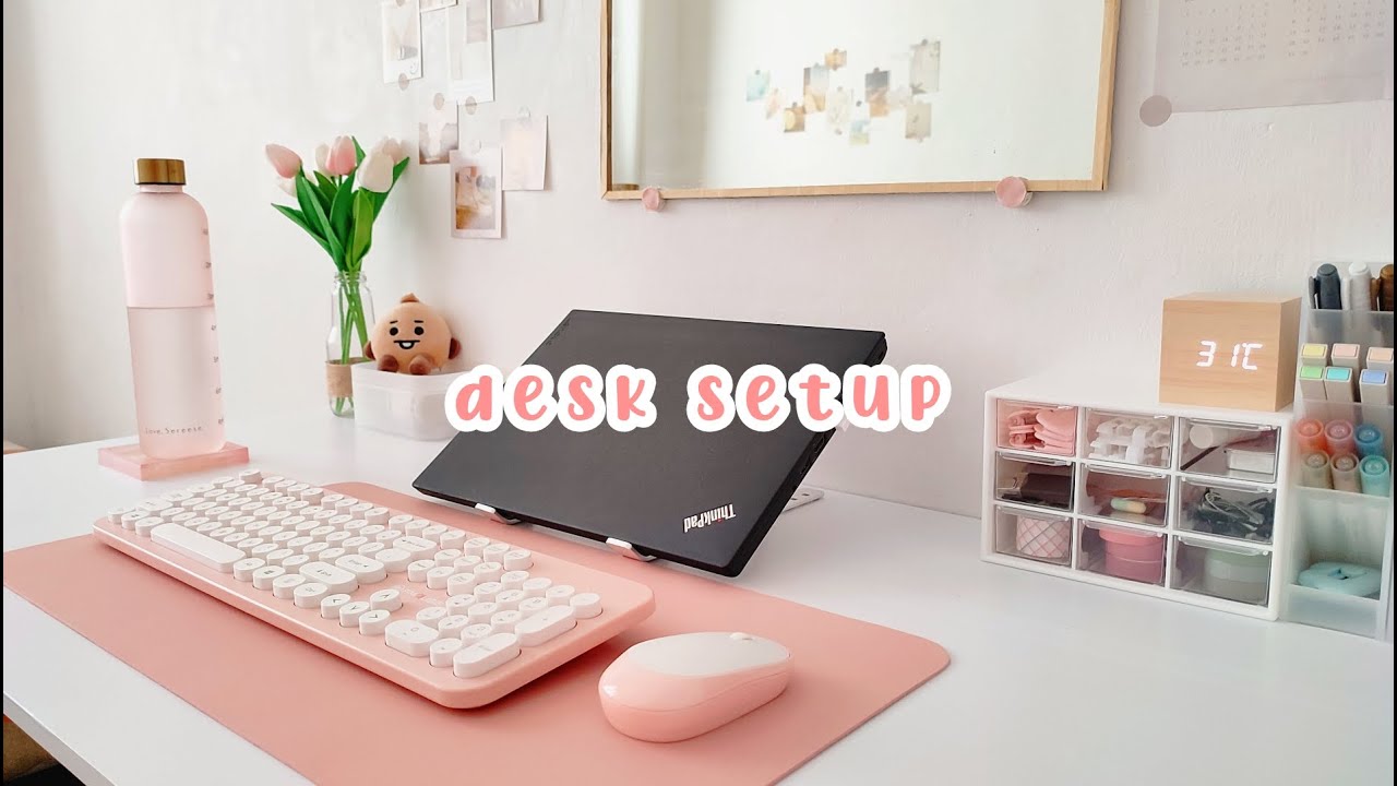 desk makeover + organize with me | aesthetic | philippines