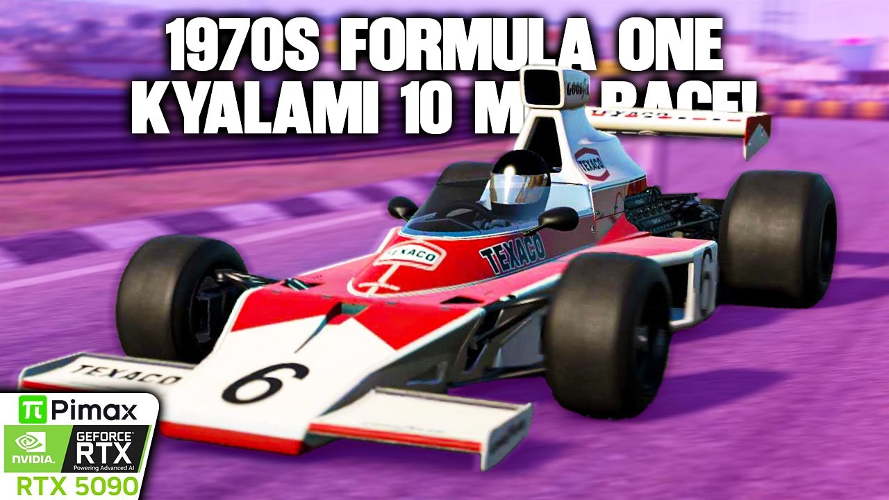 McLaren M23 in VR around Kyalami! | RTX 5090 Pimax  VR
