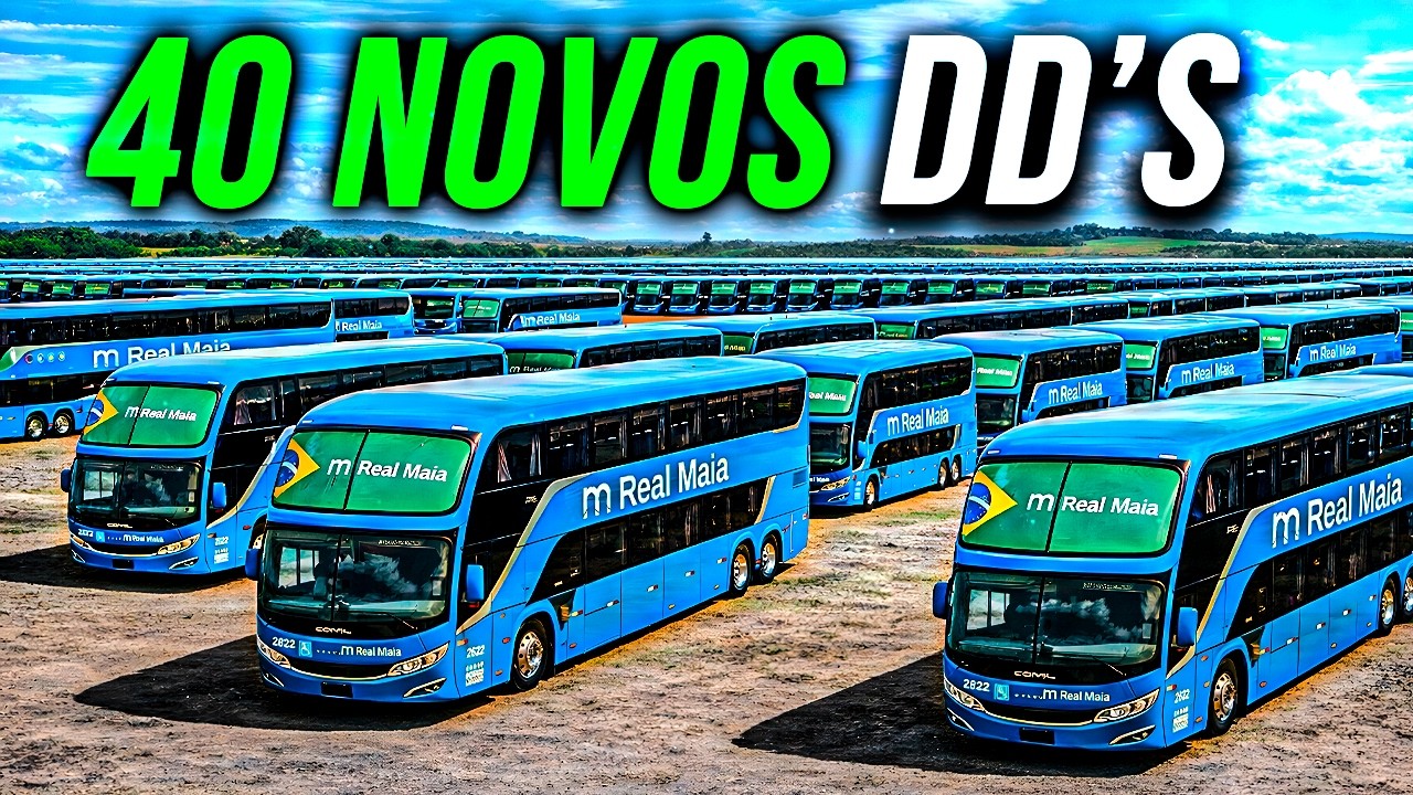 Real Maia quer dominar o Brasil com DD Invictus COMIL - Nova frota GIGANTE