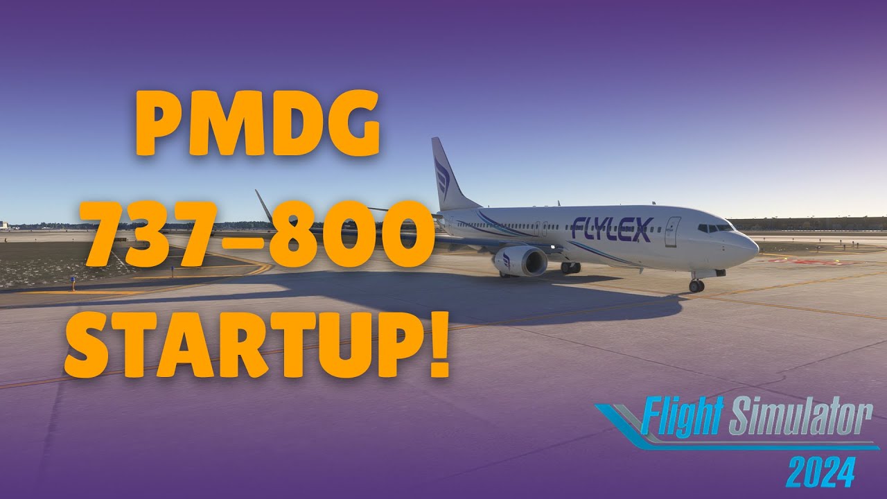 PMDG 737 800 Быстрый холодный и темный запуск MSFS 2024
