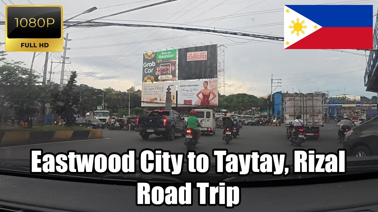 Eastwood City to Taytay, Rizal Road Trip - Driving in the Philippines