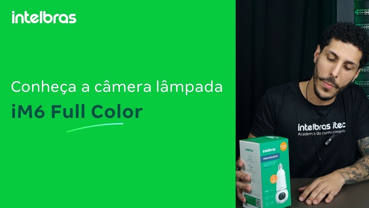 Conheça a câmera lâmpada Intelbras｜iM6 Full Color
