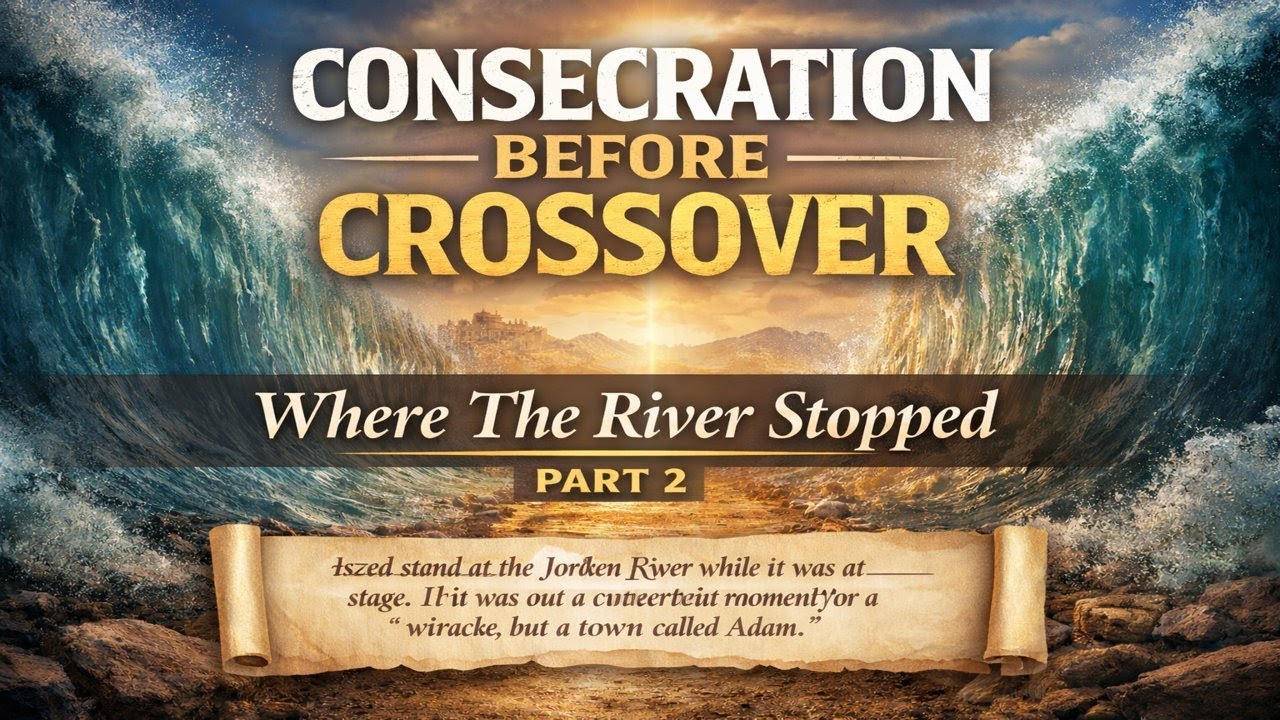 CONSECRATION BEFORE CROSSOVER – PART 2  Where the River Stopped