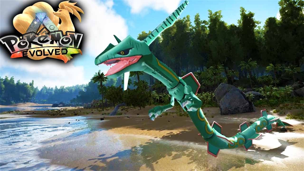Ark Pokemon Evolved Mod - Raquezza  (Ark Pokemon Mod Rayquaza)