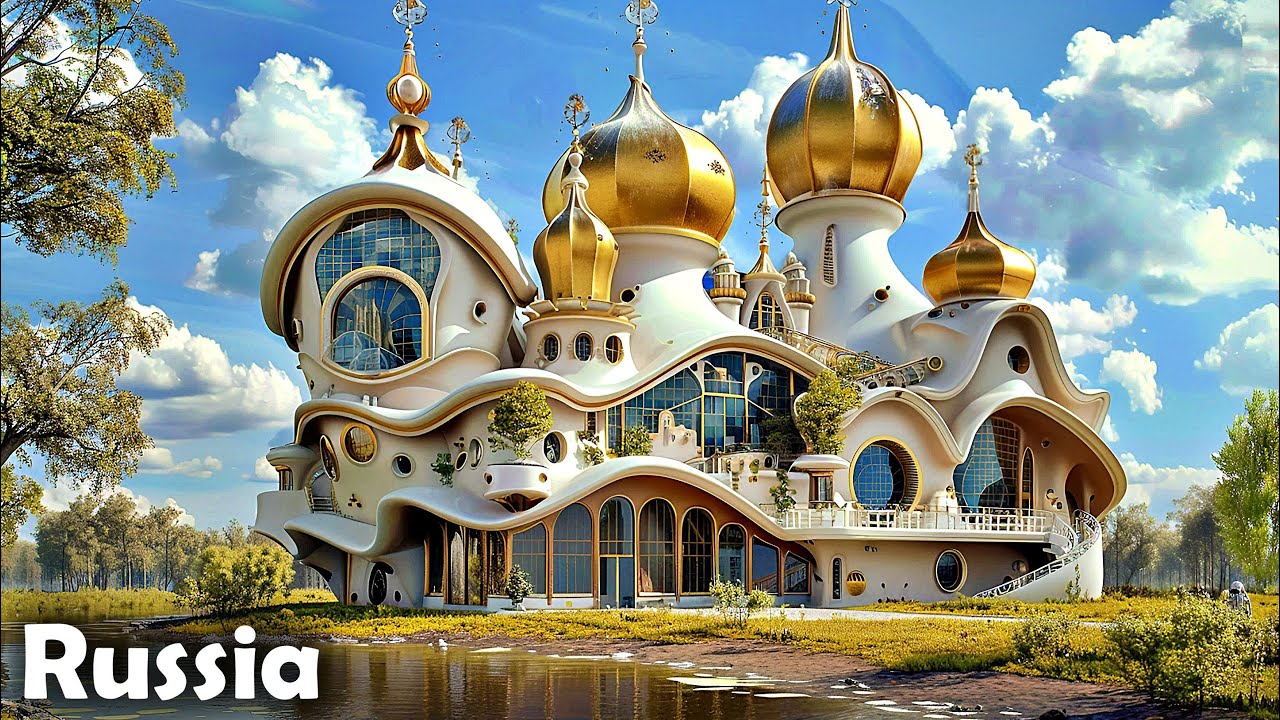 Asking AI what the houses of different countries will look like in the year 3050