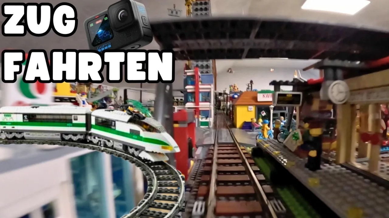 🚂📹100% Eisenbahn-Action auf allen Gleisen☆ Lego City 385