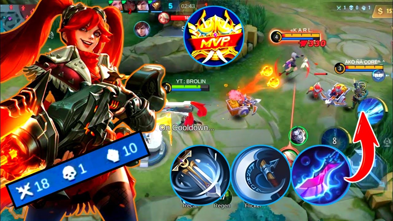 18 KIllS !! LAYLA HACKER BUILD 2023 / BUILD TOP 1 GLOBAL LAYLA ~ MOBILE LEGENDS ⚡✨