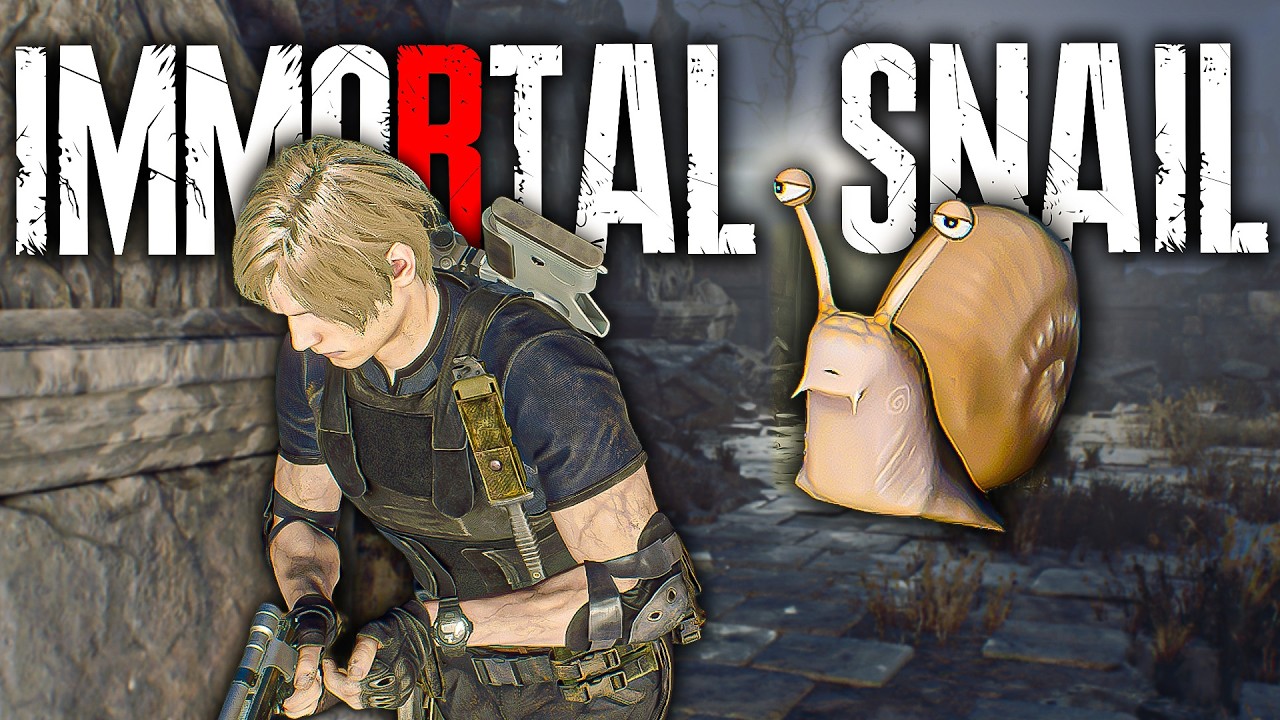 RE4R BUT EVER ENEMY IS THE IMMORTAL SNAIL GARY
