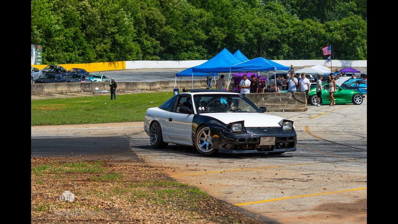 i stayed up all night working on my 240sx for my first drift event