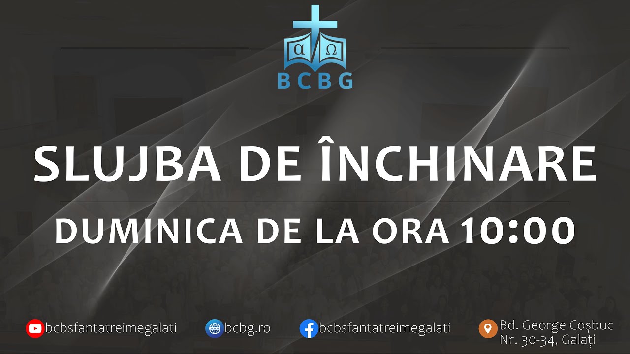 Slujba BCBG 25.01.2026 | Planul răscumpărării - capodopera Sfintei Treimi | Ovidiu Ghiță