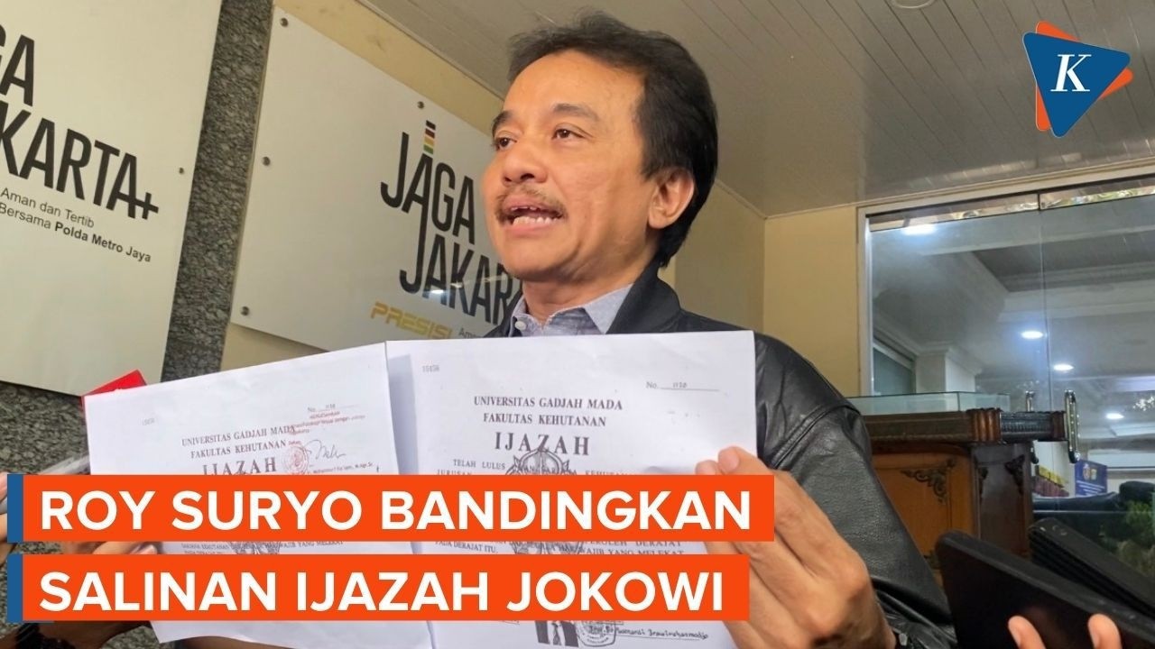 Roy Suryo Bandingkan Salinan Ijazah Jokowi dari Bonatua dan Unggahan Dian Sandi, Ini Hasilnya