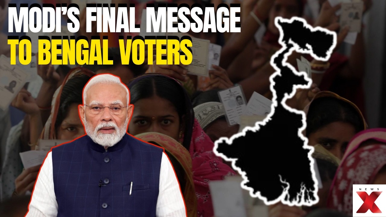 West Bengal Elections 2026: Final Campaign Message By Modi Fuels Debate In Bengal | Modi Vs Mamata
