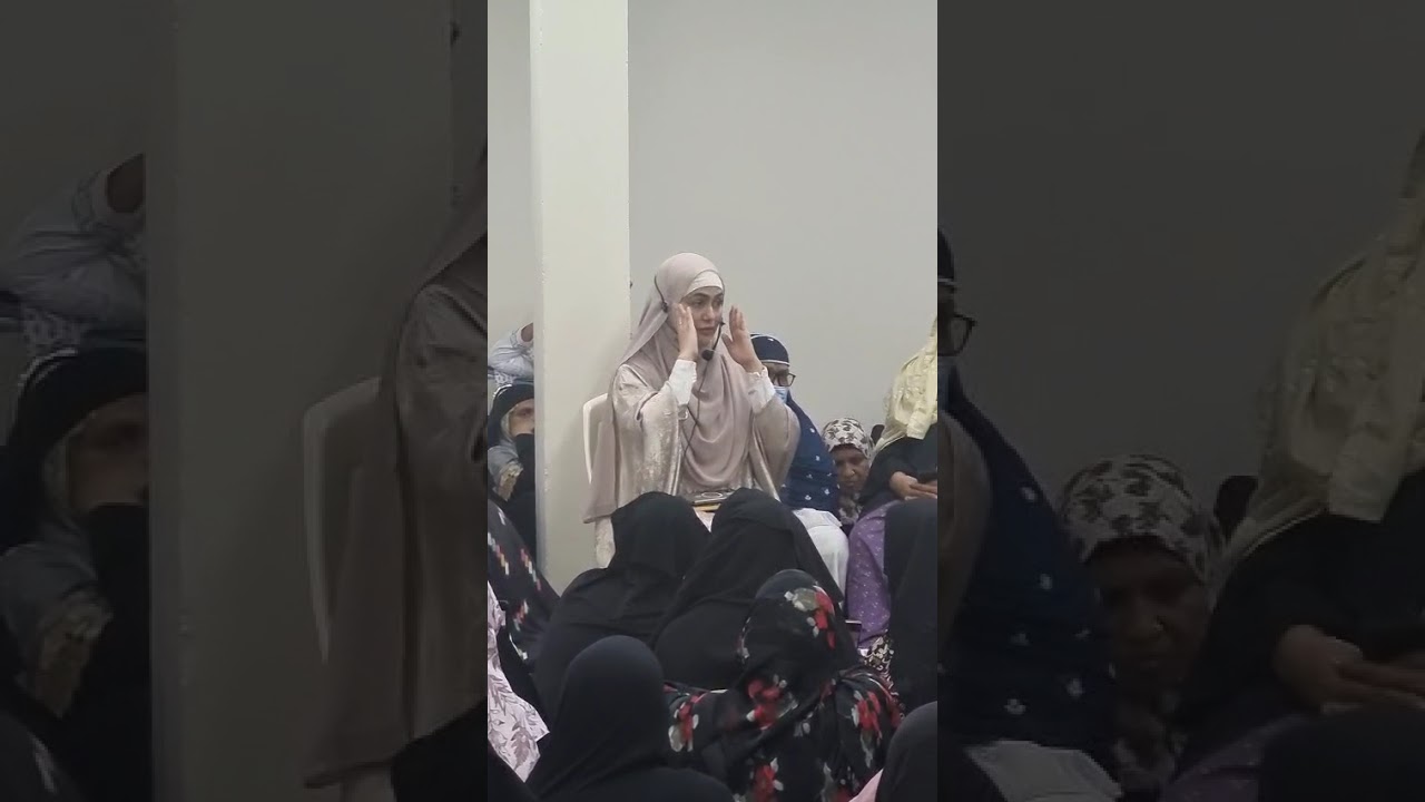 FULL BAYAN OF SANA KHAN IN MAKKAH AZIZIA