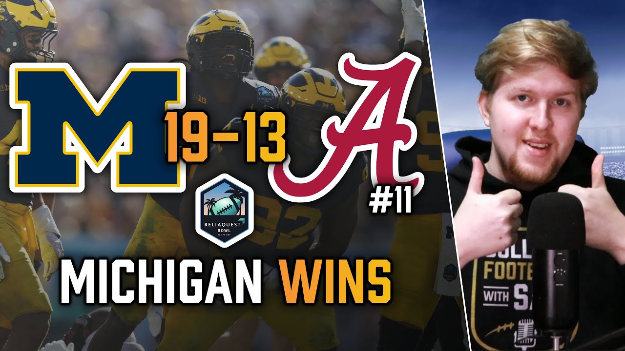 Michigan Football Humiliated Alabama: Michigan vs. Alabama ReliaQuest Bowl 2025 Reaction