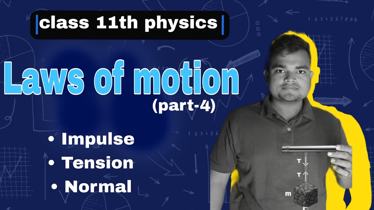 Laws of motion 04 || class11th physics || impulse, tension, normal force  #physics #education 