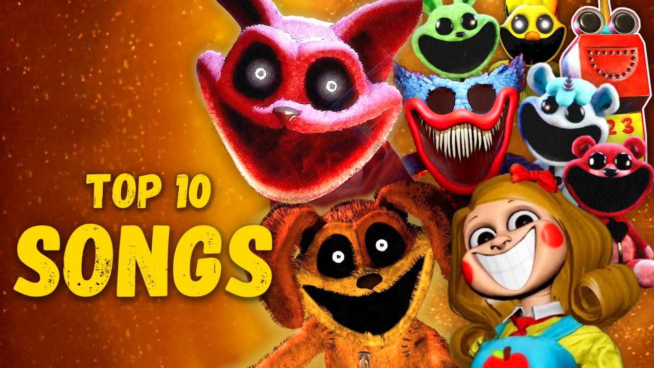 TOP 10 SONGS | DOGDAY, CATNAP, MISS DELIGHT, HUGGY WUGGY, SMILING CRITTERS, POPPY PLAYTIME CHAPTER 3