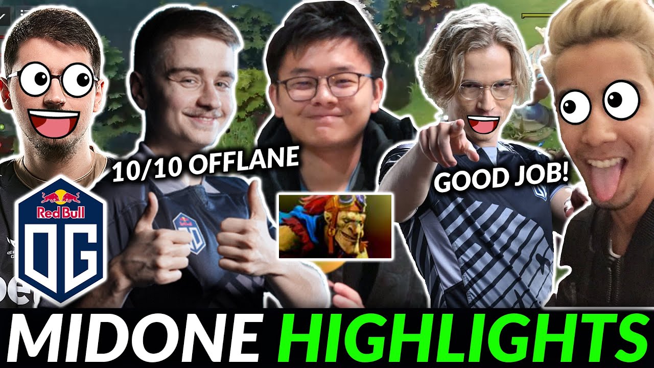 MIDONE Batrider POV in OG Match - Totally Domination