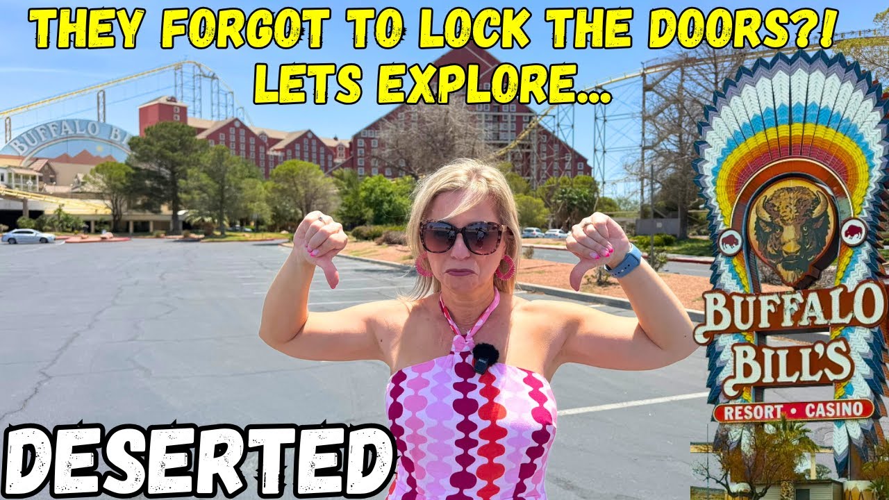 Buffalo Bills Hotel Casino Closes! Primm is a Ghost Town - We Go Inside!