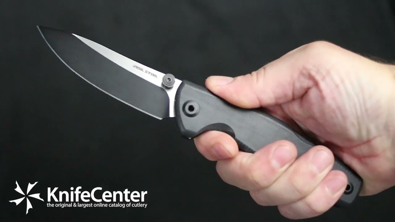 Real Steel Knives Yak Lockback Bushcraft Flat Grind Folding Knife