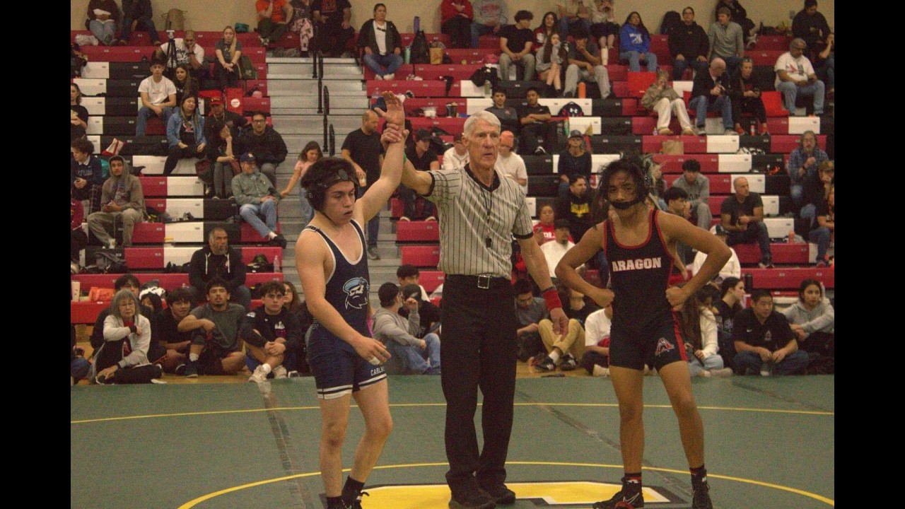 Carlmont wrestling steps onto the mat at PAL chamionships