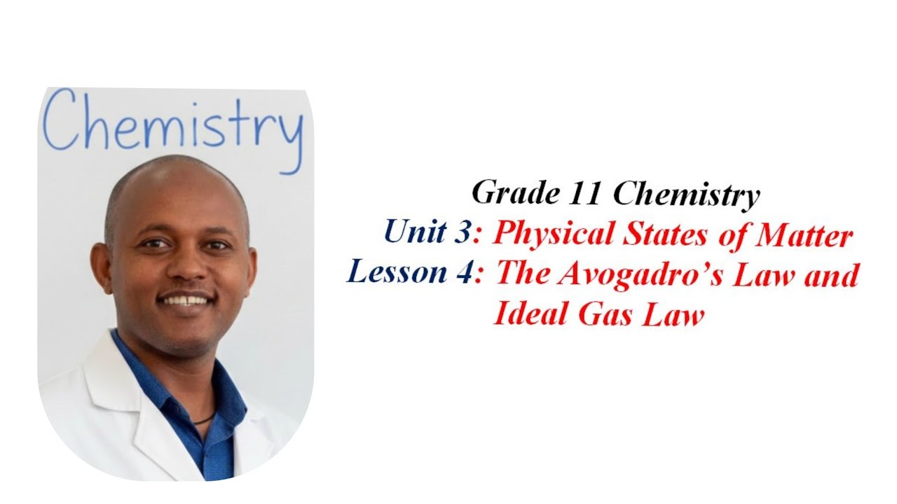 Avogadro's Law and Ideal Gas Law