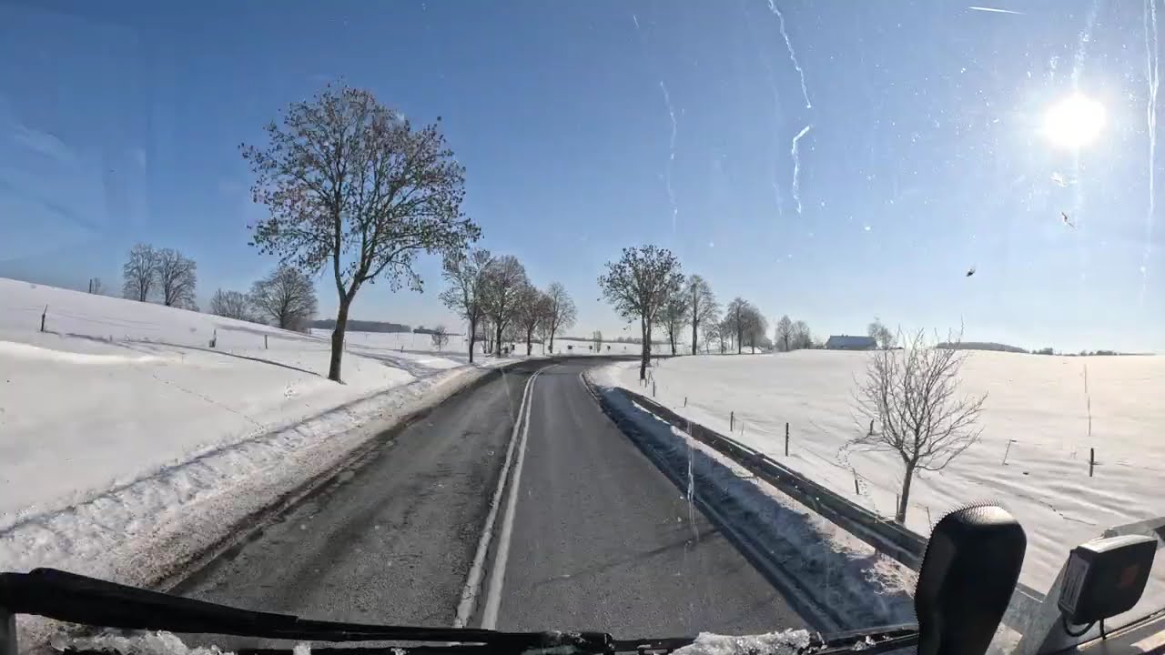 Timelapse: Winter Trucking in Warmia (Poland)