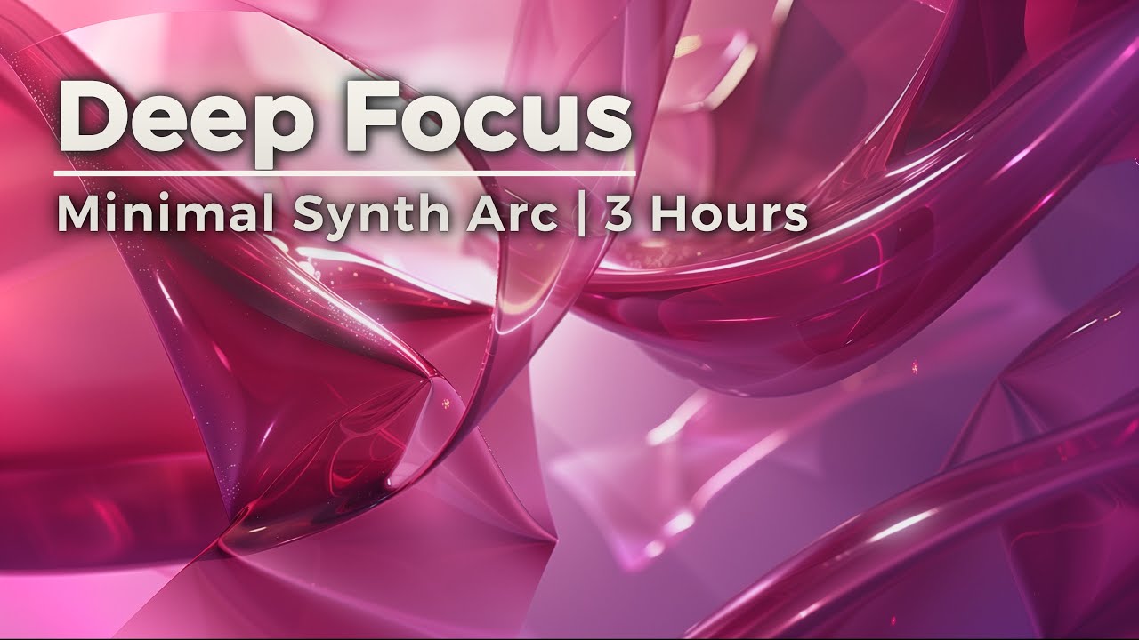Deep Work Music – 3 Hours Minimal Synth Arc | Brain-Optimized Focus Music for Productivity