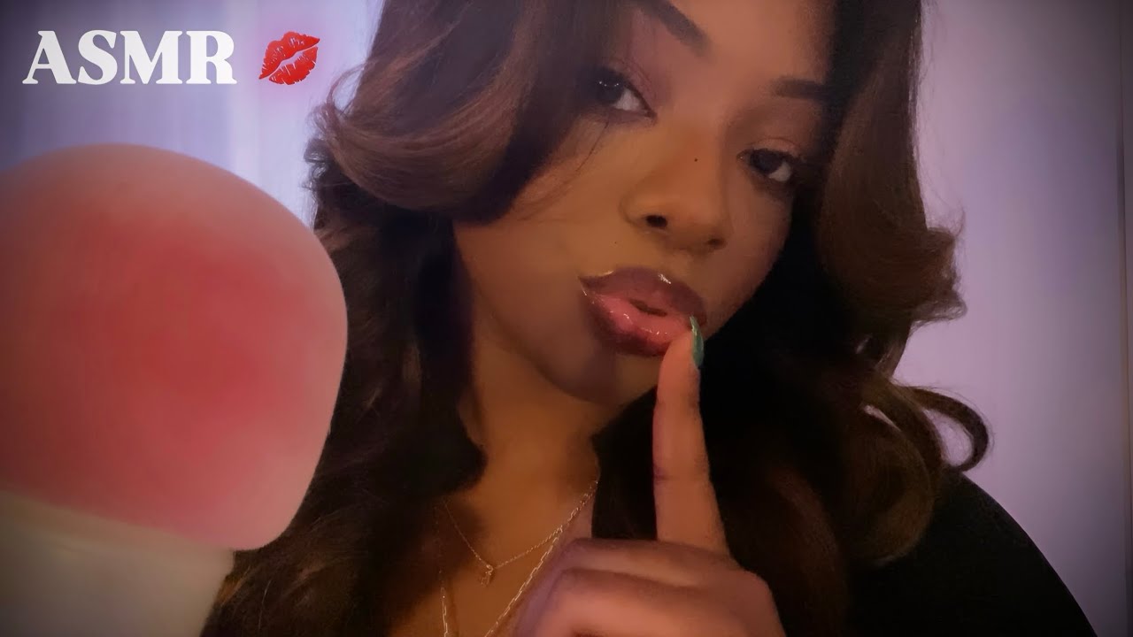 ASMR | Shhhh…. Sounds 🤍 Soft Kisses & Gentle Affection 💋 Up Close, Low Lighting 🌙