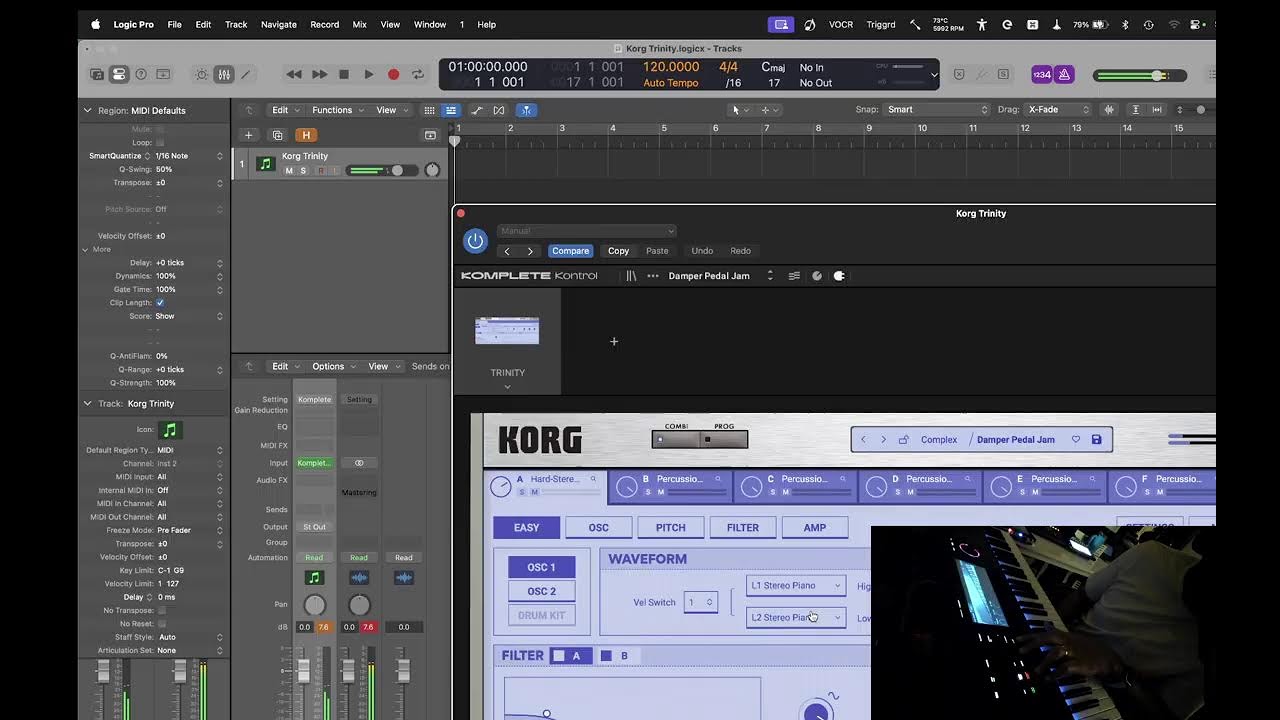Is this thing on? (Korg Trinity Plug-In)
