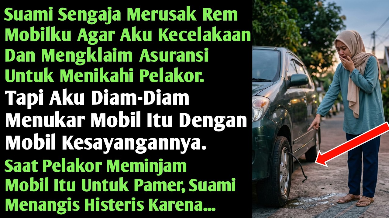 Suami Merusak Rem Mobilku Demi Asuransi dan Pelakor, Tapi Aku Menukar Mobil Itu Diam-Diam