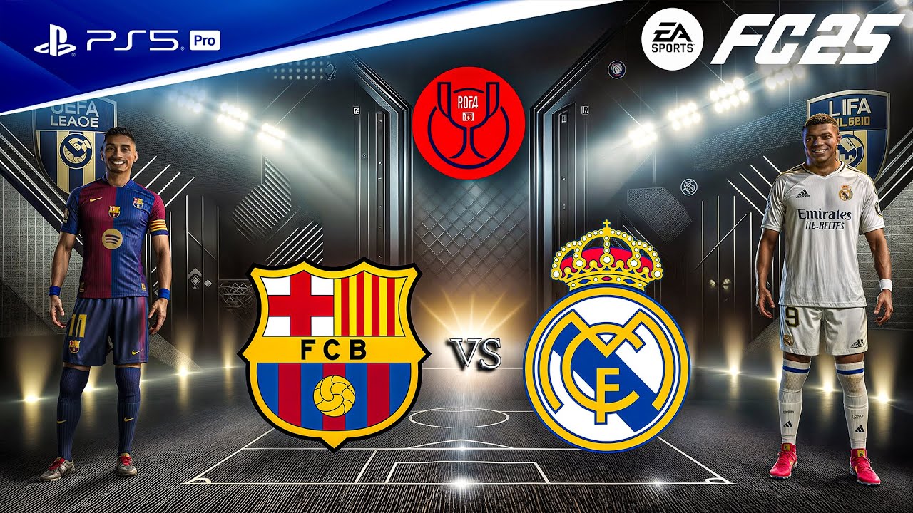 FC 25 - Barcelona vs. Real Madrid Ft. Yamal, Mbappe, | Copa Del Rey Final 2025 | PS5™ Pro [4K60]
