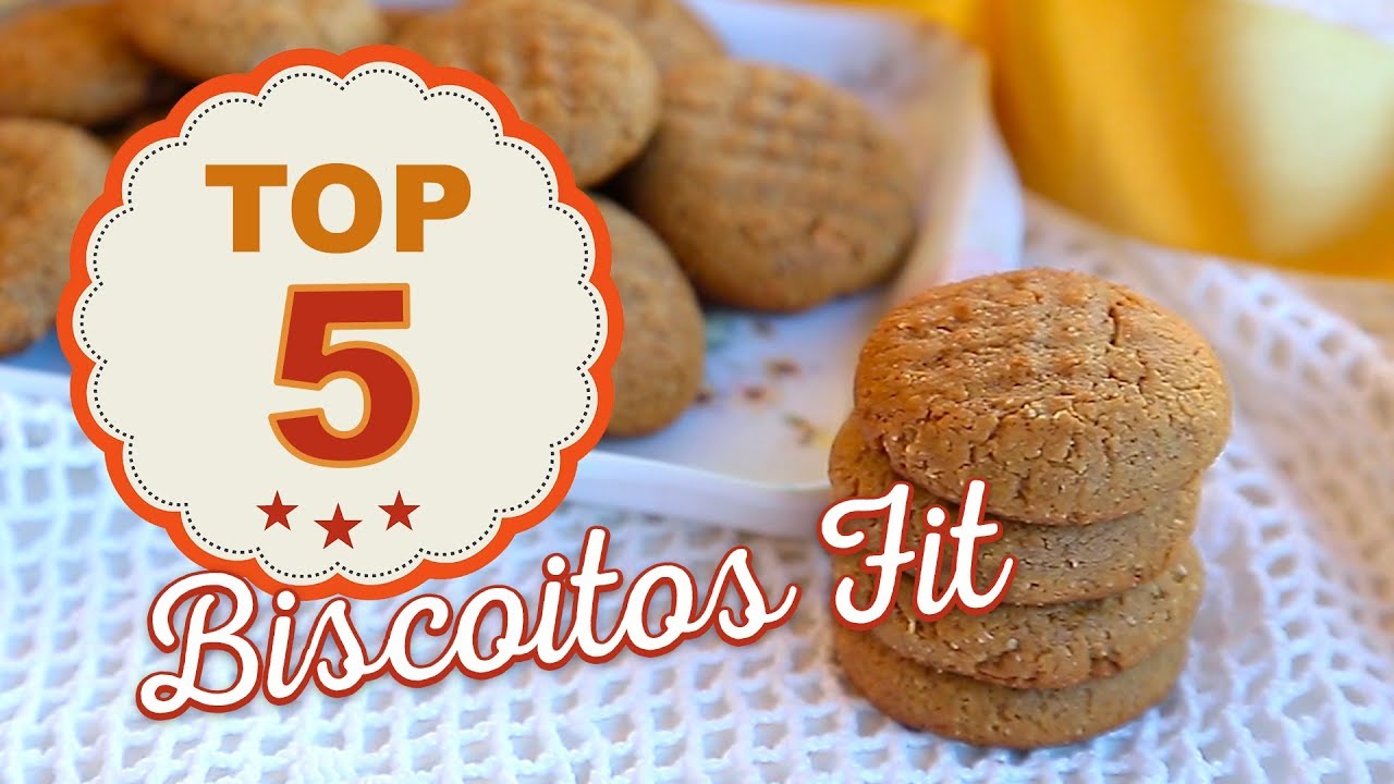 TOP 05 -  BISCOITOS FIT #05 | Mamãe Vida Saudável