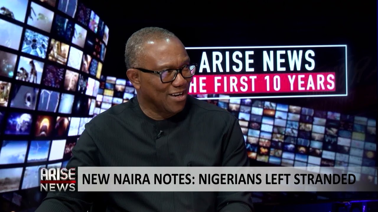 ‘CBN Should Expedite Actions that Ensures the Availability of New Currency to Nigerians' - Peter Obi