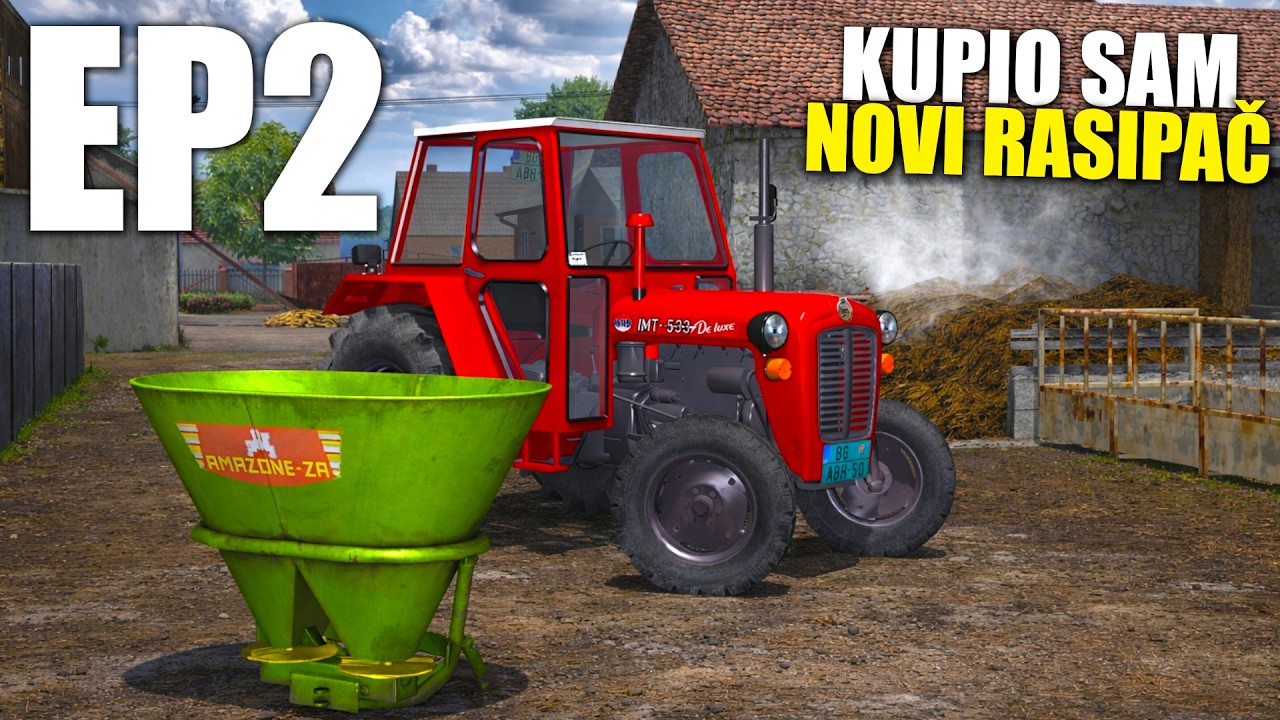 KUPIO SAM AMAZONE RASIPAČ STARI | Farming Simulator 13 | Srem Vojvodina EP2