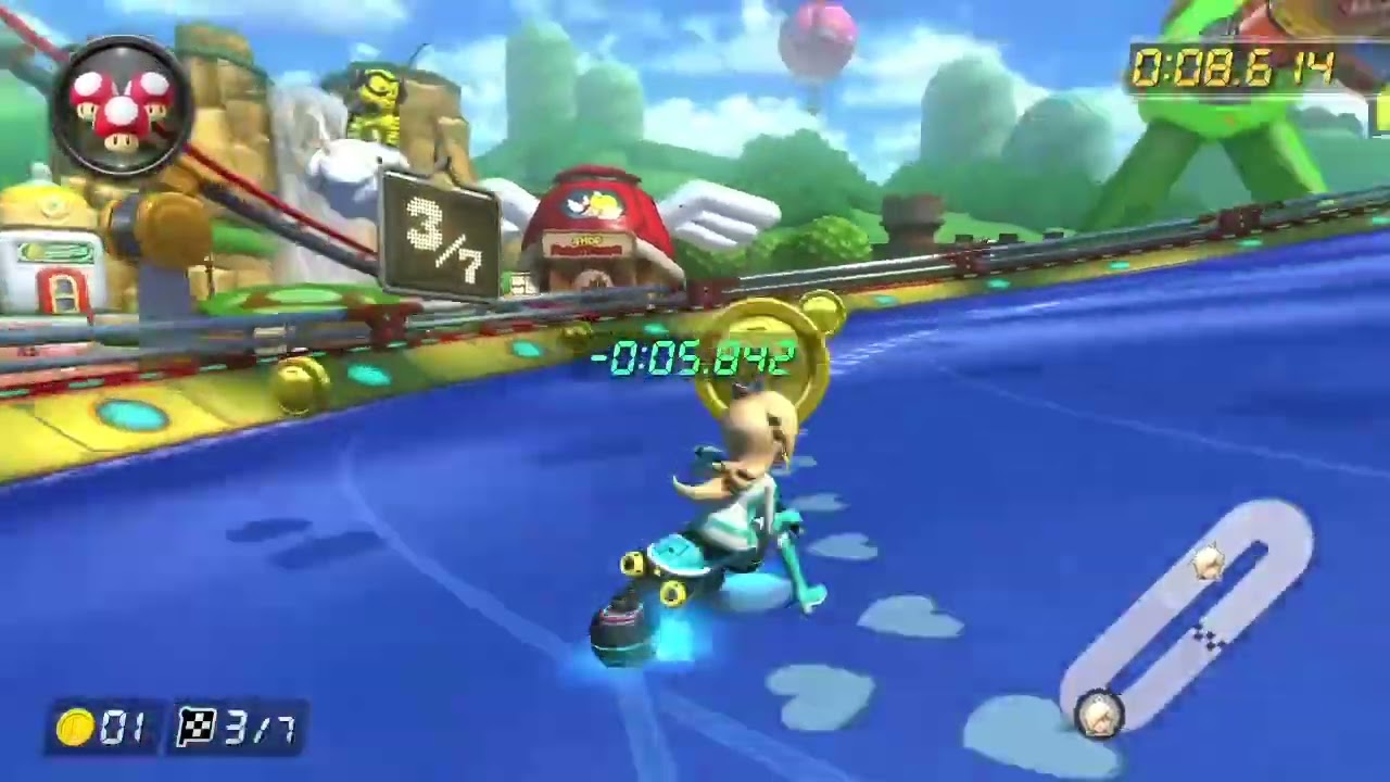 Mario Kart 8 Deluxe - GCN Baby Park - 1'02