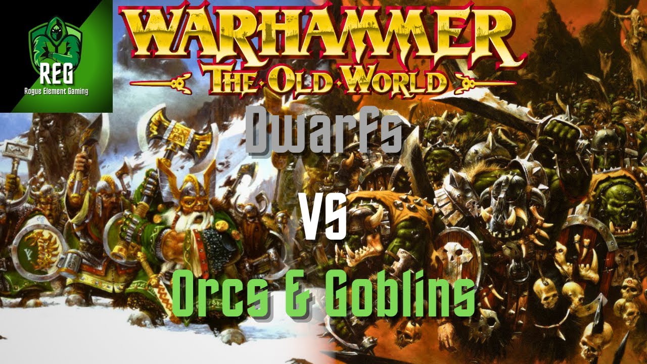 Warhammer The Old World Battle Report | Dwarfs vs Orcs & Goblins