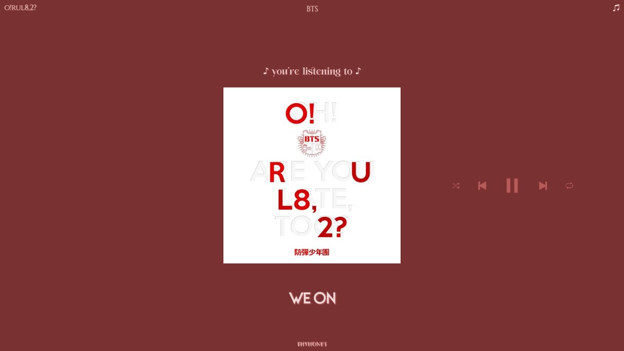 bts - we on (slowed + reverb)