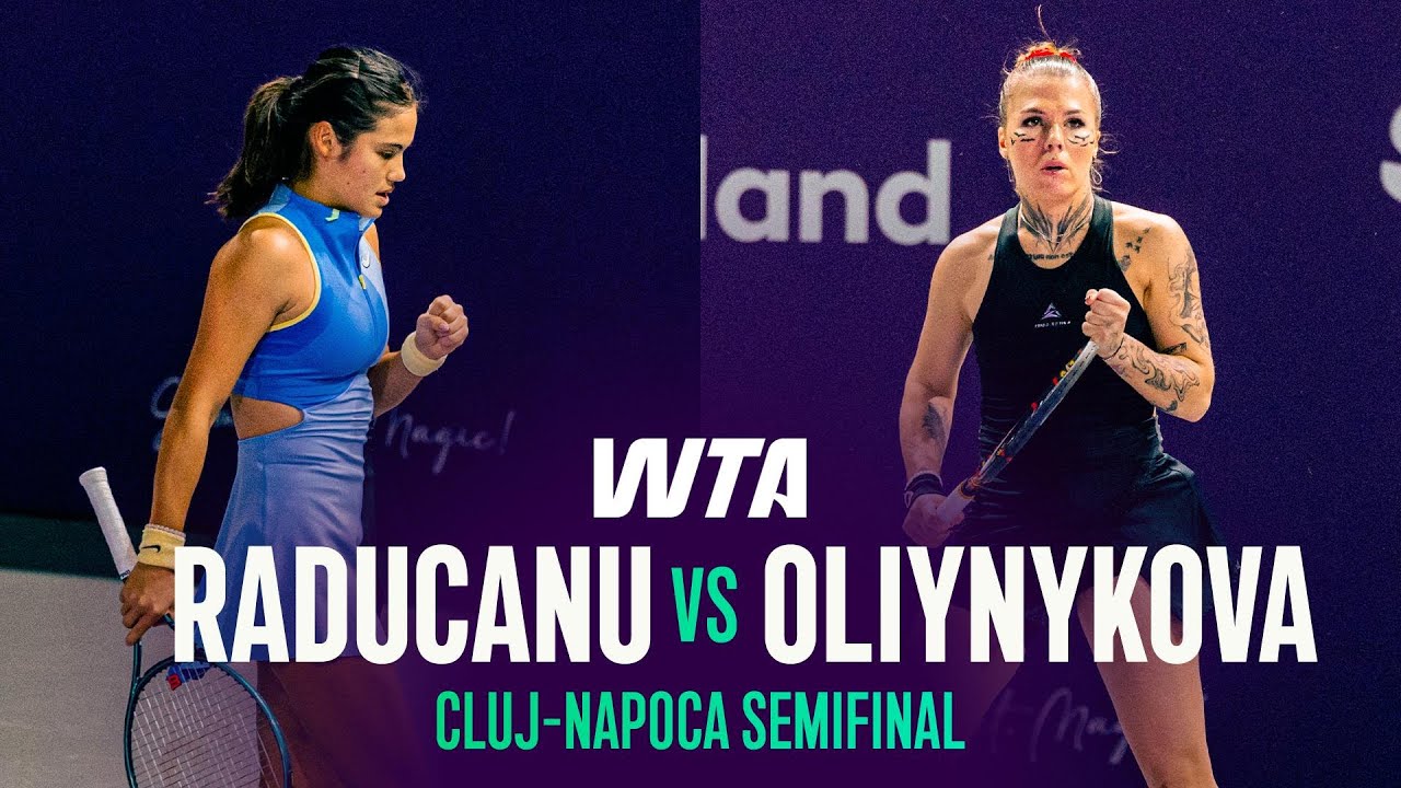 Emma Raducanu vs. Oleksandra Oliynykova | 2026 Cluj-Napoca Semifinal | WTA Match Highlights