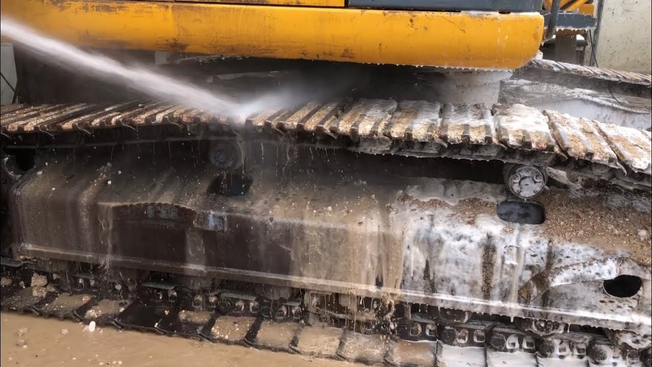 TAM 3 SAAT SÜRDÜ ! İş Makinesi ESKAVATÖR nasıl yıkanır ? DİRTİEST EXCAVATOR EVER ! How to clean ?