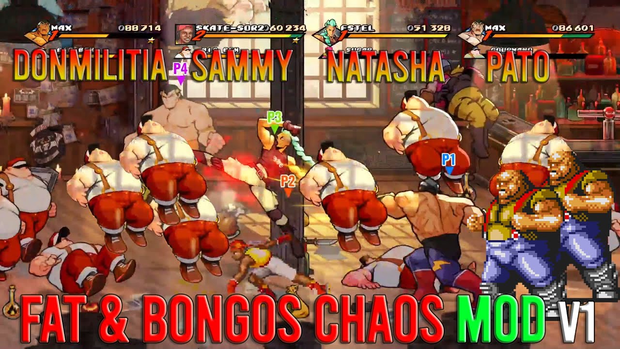 Streets Of Rage 4 - Fat & Bongos Chaos V1 w/ @Donmilitia @itrgaming1585 @natashaarias762  Mania+ V8