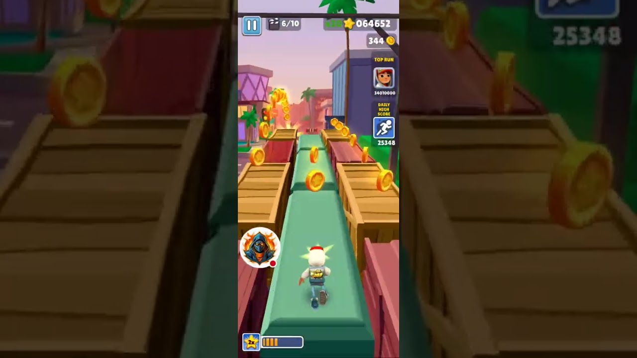 subway surfers play and subscribe enjoy