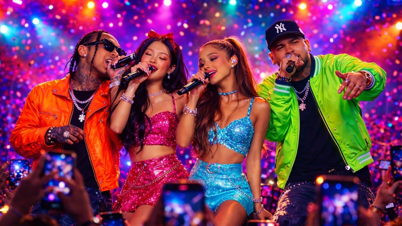 JENNIE x Ariana Grande x Chris Brown x Tyga (2026 Global Hit)  🔥 “Midnight Empire”