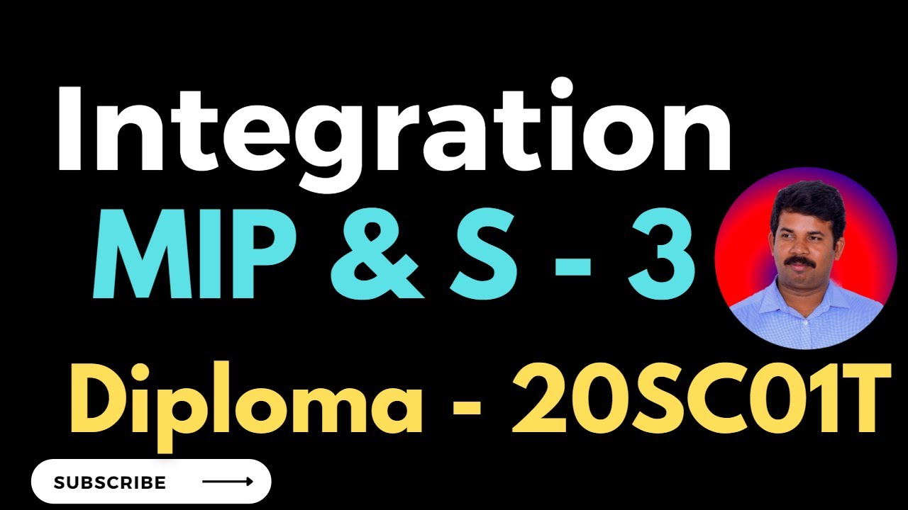 Integration - Integration by Parts Problems - 20SC01T